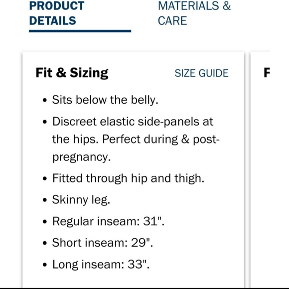 18/31 OLD NAVY Maternity Jeans NWOT - Picture 7 of 9